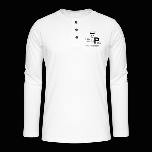 Der kleine Pate - Logo - Henley Langarmshirt