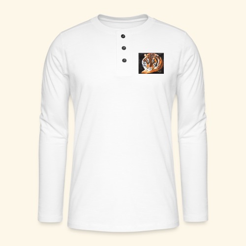 Tiger - Henley Langarmshirt