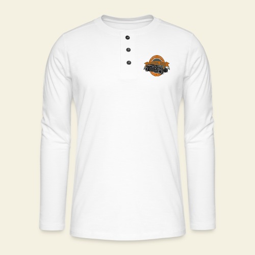 Raredog Rods Logo - Henley T-shirt med lange ærmer