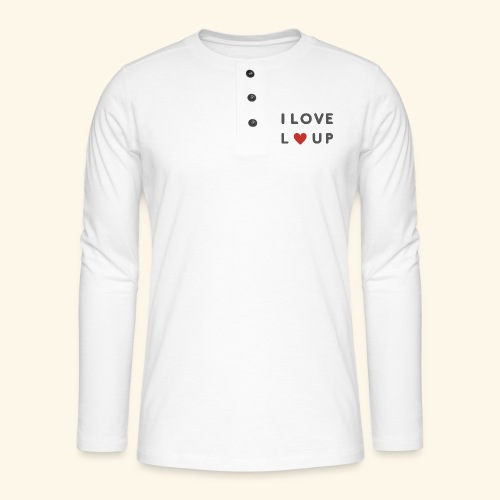 I LOVE LOUP - T-shirt manches longues Henley