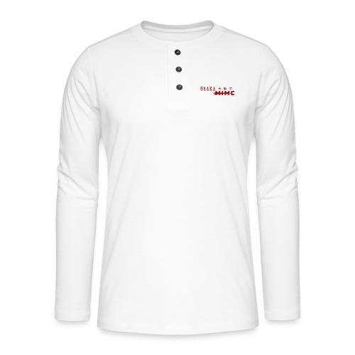 Osaka Mime Logo - Henley long-sleeved shirt
