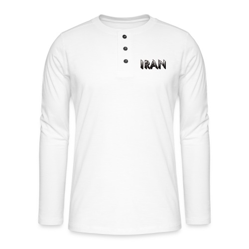 Iran 8 - Henley T-shirt med lange ærmer