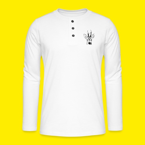 rogn - Henley T-shirt med lange ærmer
