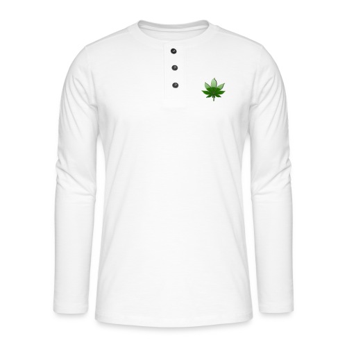 cannabis - T-shirt manches longues Henley