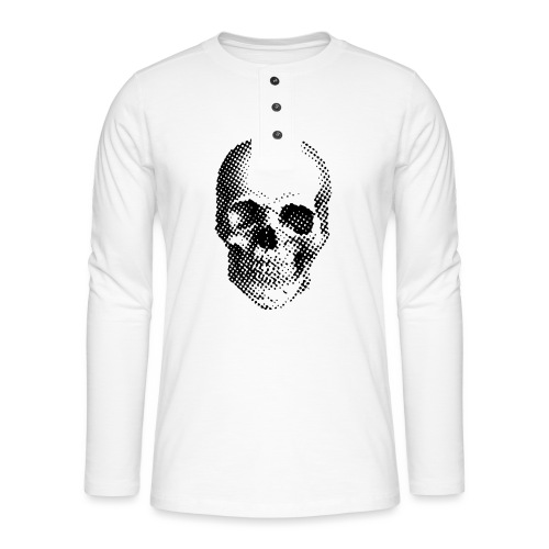Skull & Bones No. 1 - schwarz/black - Henley Langarmshirt