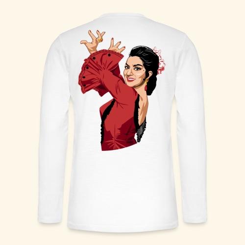 LOLA Flamenca - Camiseta panadera de manga larga Henley