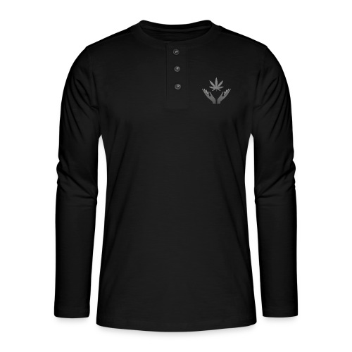 Cannabis-Logo - T-shirt manches longues Henley