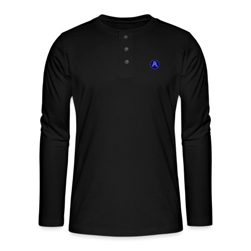 A-T-Shirt - Henley Langarmshirt