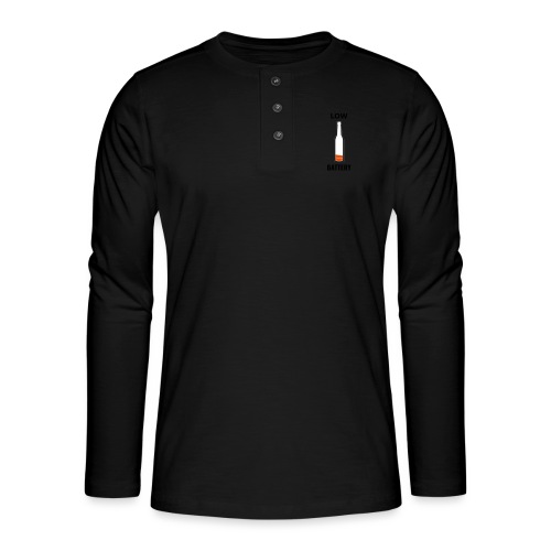 Beer Low Battery - T-shirt manches longues Henley