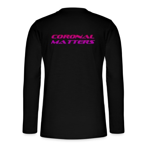 Coronal Matters logo - Henley pitkähihainen paita