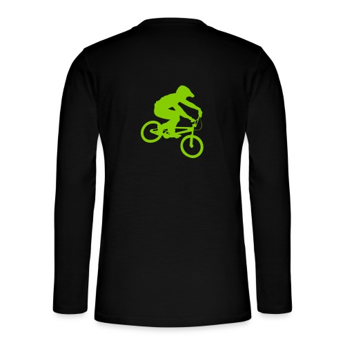 Bmx Rider One colour - Henley shirt met lange mouwen