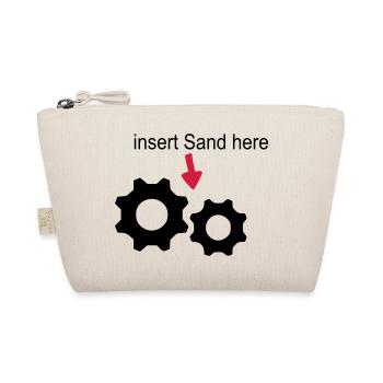 Sand im Getriebe - Bio-Täschchen - Natur - Vorne