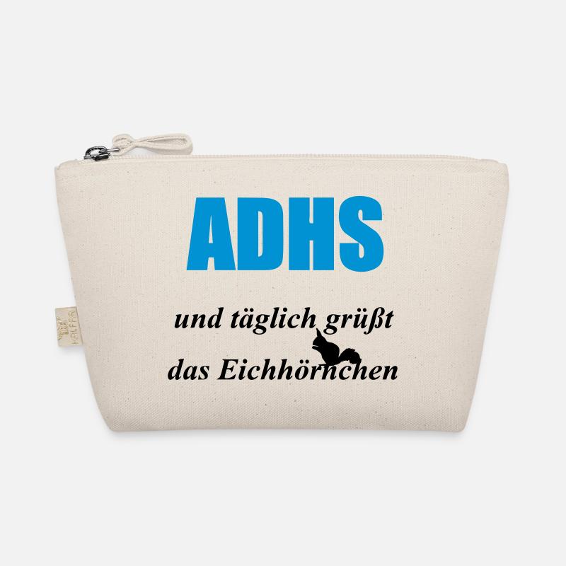 ADHS Eichhörnchen Geschenk Bio-Täschchen
