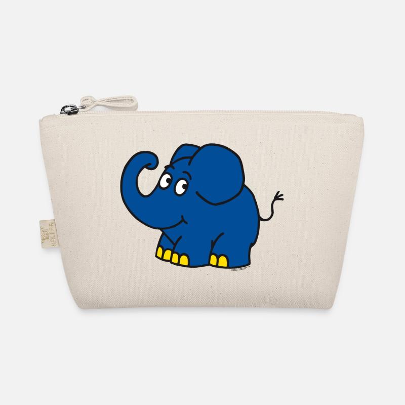 Der Elefant - Bio-Täschchen - Natur