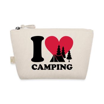 i love camping - Bio-Täschchen - Natur - Vorne