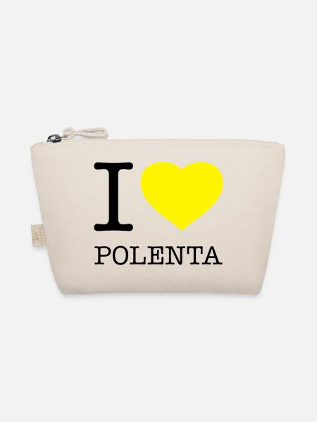 I LOVE POLENTA Mais - Bio-Täschchen - Natur - Vorne