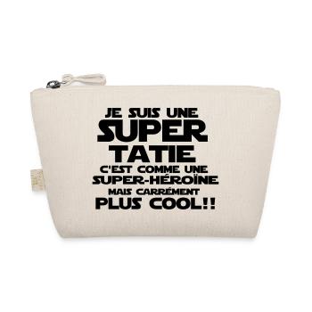 comme une super-héroine (tatie) - Trousse biologique - nature - Devant