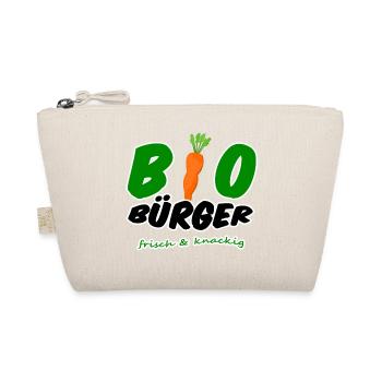 Bio Bürger vegan vegetarisch Spruch Geschenk - Bio-Täschchen - Natur - Vorne