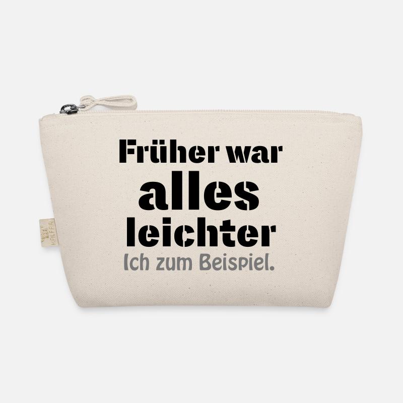 Früher war alles leichter Bio-Täschchen