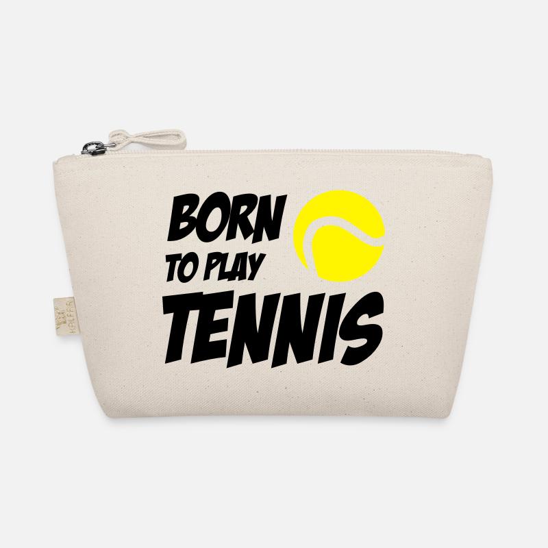 Born to play Tennis - Bio-Täschchen - Natur