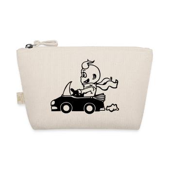 Der Cabrio-Fahrer - Bio-Täschchen - Natur - Vorne