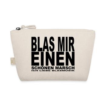 Blas mir einen - Bio-Täschchen - Natur - Vorne