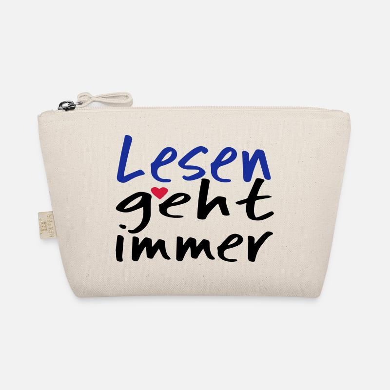 Lesen geht immer! Bio-Täschchen