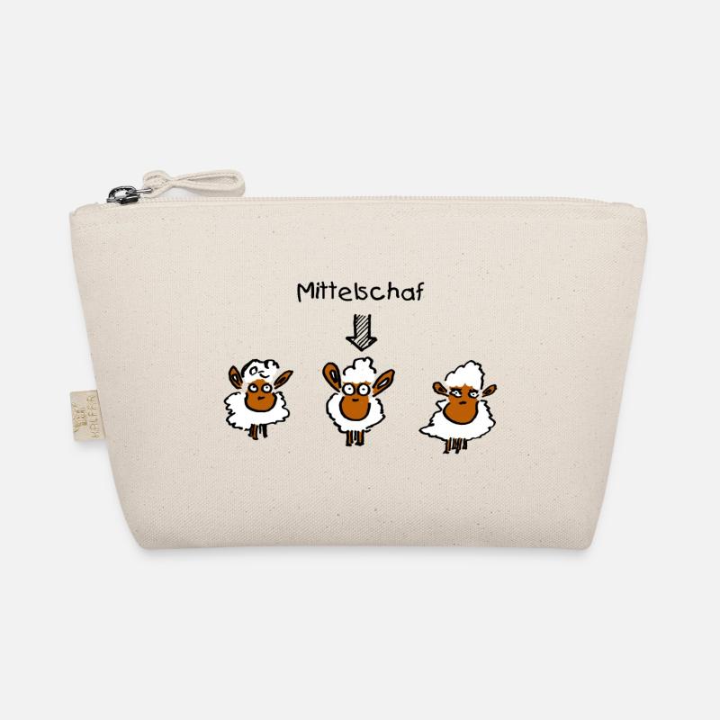 Mittelschaf - Bio-Täschchen - Natur
