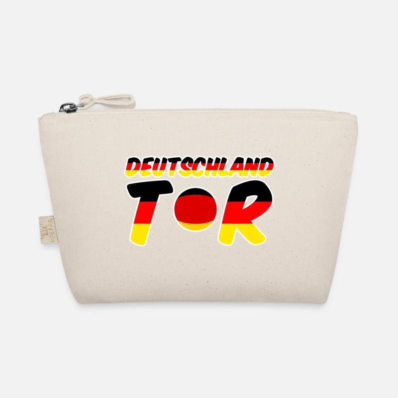 Deutschland Tor Fußball, WM, Sport, Geschenk - Bio-Täschchen - Natur