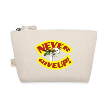never giveup 2 copy - Bio-Täschchen - Natur - Vorne