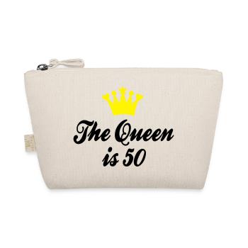 50th birthday - Organic Pouch - nature - Front