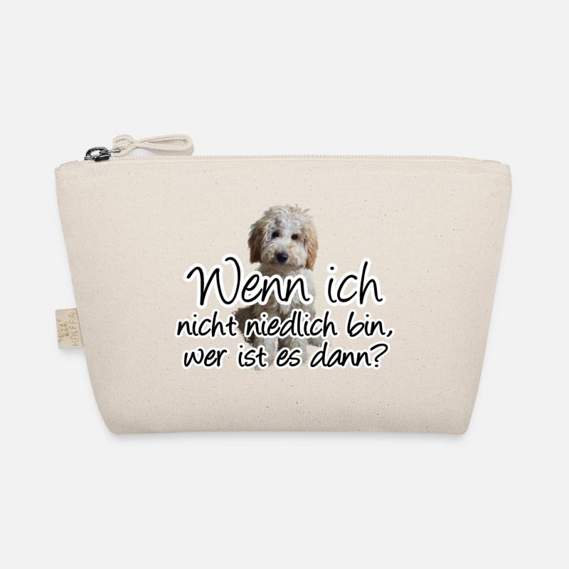 Niedlicher Hund - Tiere, Fun, Sprüche, Geschenk - Bio-Täschchen - Natur