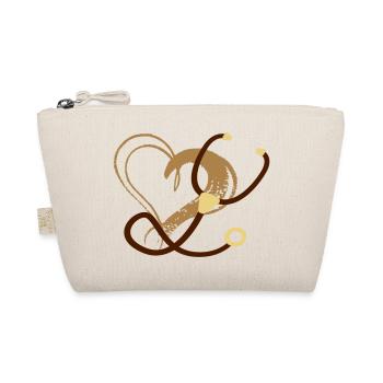 Stéthoscope et Cœur - Infirmière / Docteur - Trousse biologique - nature - Devant