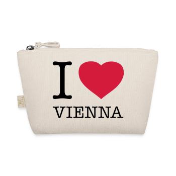I LOVE VIENNA Wien Austria Österreich - Bio-Täschchen - Natur - Vorne