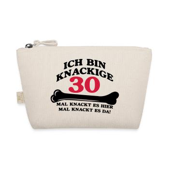 Geburtstag - Ich bin Knackige 30 - Bio-Täschchen - Natur - Vorne