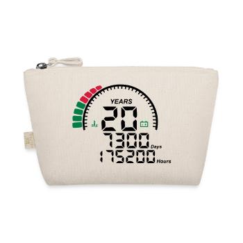 compteur anniversaire years ans 20 - Trousse biologique - nature - Devant