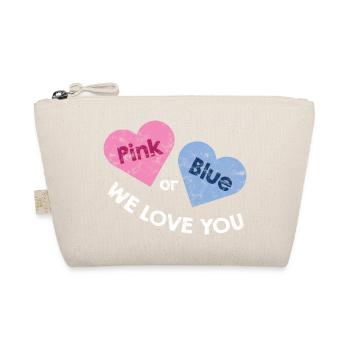 Pink or Blue: Sex does not matter - for pregnant women - Organic Pouch - nature - Front