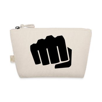 Faust Geschenk Idee dagegen Symbol Hand - Trousse biologique - nature - Devant