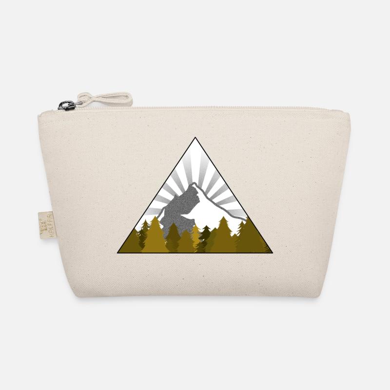 Forest Mountain Sun Forest Organic Pouch
