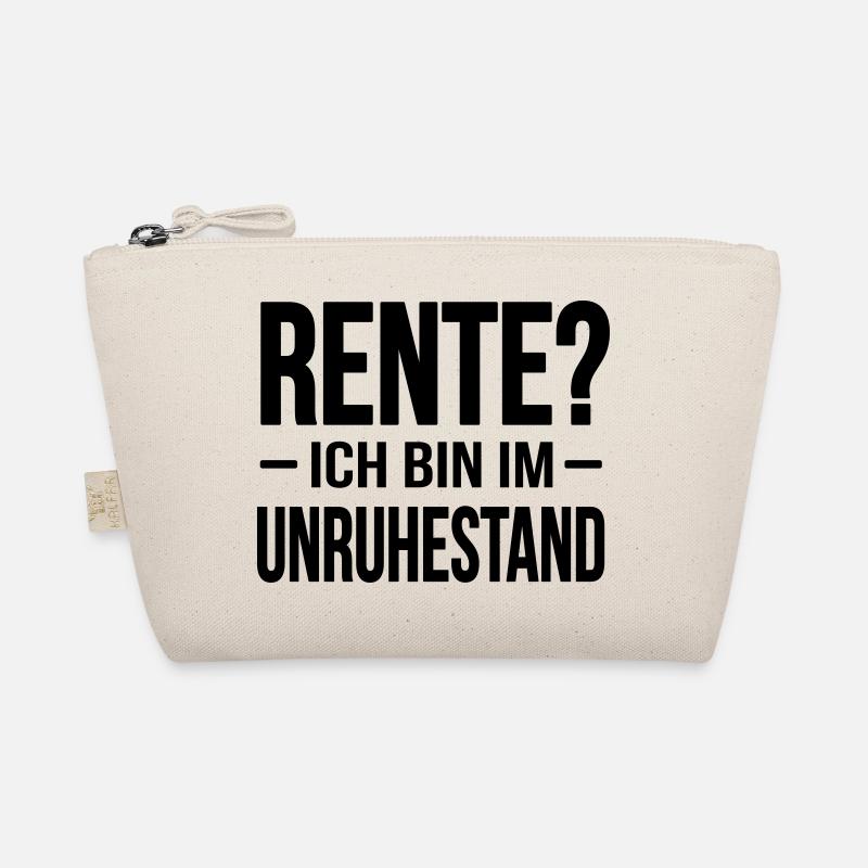 Rente - ich bin im Unruhestand Bio-Täschchen