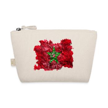 Maroc Drapeau Vintage - Trousse biologique - nature - Devant