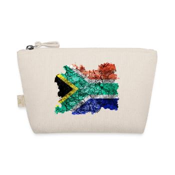 South Africa vintage flag - Organic Pouch - nature - Front