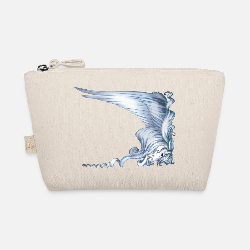 Pegasus Head with Big Wing Organic Pouch