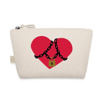 locked_heart - Organic Pouch - nature - Front