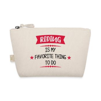 horse riding - Organic Pouch - nature - Front