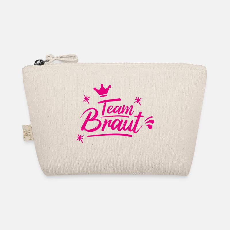 Team Braut Jungesellinnenabschied - Bio-Täschchen - Natur