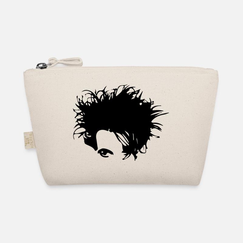 Gothic New Wave Head 80er Musik Shirt - Bio-Täschchen - Natur