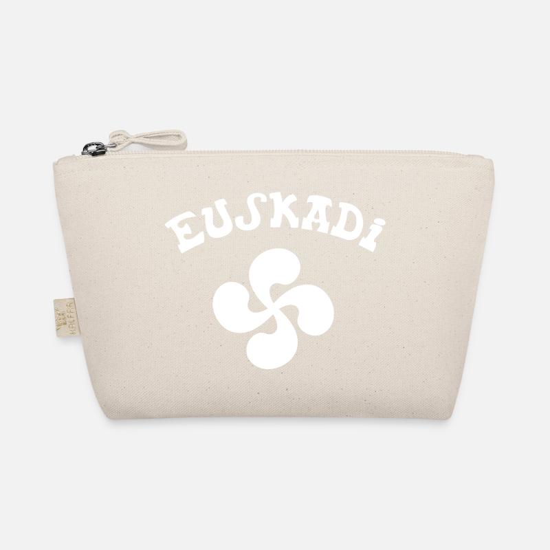 Basque cross black vector Organic Pouch