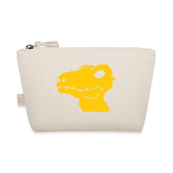 Dino Augmon Digimon yellow gift - Organic Pouch - nature - Front