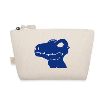 Dino en bleu - Trousse biologique - nature - Devant